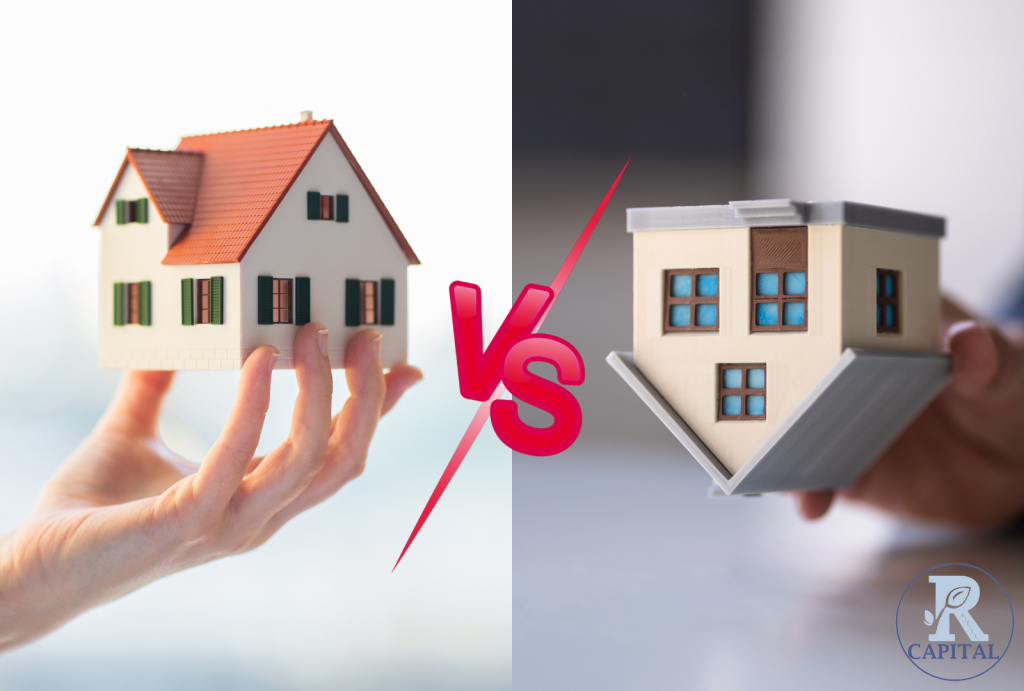 Holding vs. Flipping strategy in real estate investment portfolio