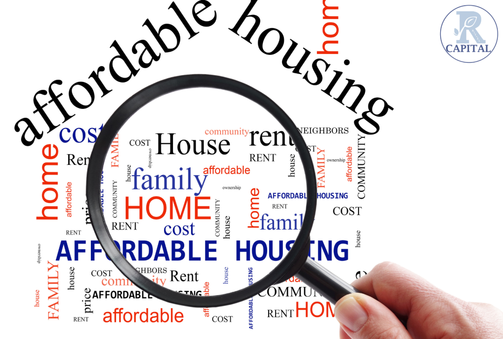 Modern apartment buildings representing Affordable Housing Investment opportunities